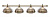 Светильник Crown Bronze 4 плафона